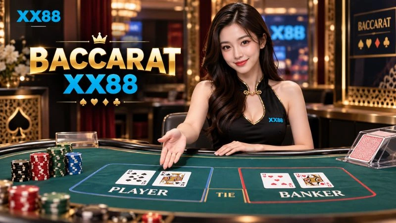 Baccarat XX88 – Luật Chơi, Cửa Cược & Hướng Dẫn